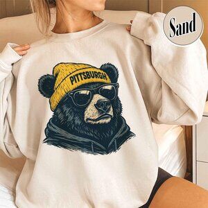 Pittsburgh Football Graphic Style Crewneck Sweatshirt 166